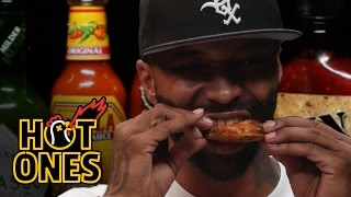 Joe Budden Keeps It Real While Eating Spicy Wings  Hot Ones [upl. by Alleynad]