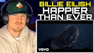 Billie Eilish  Happier Than Ever Official Music Video FIRST TIME REACTION [upl. by Aleusnoc]