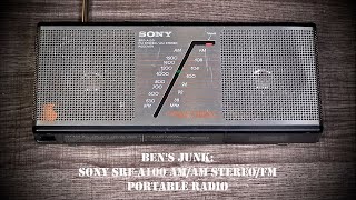 Oddity Archive Episode 2425 – Ben’s Junk Sony SRFA100 AMAM StereoFM Portable Radio [upl. by Moon]