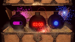 2 Minute Timer Bomb 💣 Treasure Box  3D Timer [upl. by Blunt]