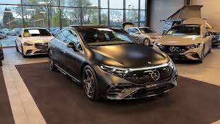 21282 MercedesBenz EQS 450 4M AMG Line MATTLACK mysticrot MANUFAKTUR [upl. by Angell675]