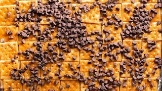 Soda Cracker Toffee saltine cracker [upl. by Eldin64]