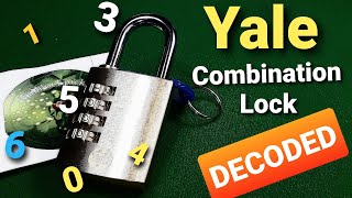 335 DECODING A Yale Combination Lock [upl. by Burke]