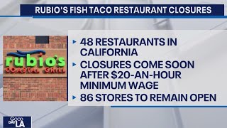 Rubios closing 48 CA restaurants [upl. by Areyk]