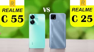 Realme c25 vs realme c55 [upl. by Saunder]