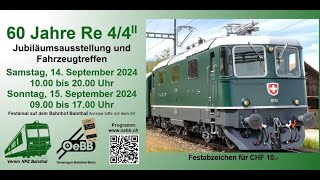 60 ans Re 44quot  125 ans OensingenBalsthal Bahn [upl. by Kristofer131]