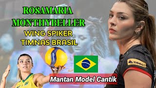 ROSAMARIA MONTIBELLER❗ATLET VOLI DAN MODEL CANTIK ASAL BRASIL [upl. by Alyose]