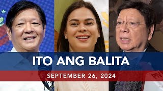 UNTV Ito Ang Balita  September 26 2024 [upl. by Judson729]