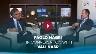 Paolo Magri in conversation with Vali Nasr MED2024 [upl. by Glenn]