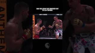 Max Holloway KNOCKED OUT by Ilia Topuria at UFC 308 [upl. by Ehrman]