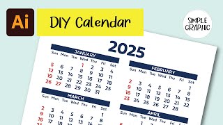 Adobe Illustrator How to draw a Calendar by adjusting Area Type Options [upl. by Drarehs330]