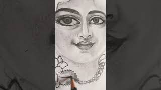 Shri krishna sensingnirvana krishna radhakrishna sketch art drawing cute [upl. by Osmen77]