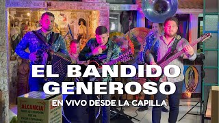 El Bandido Generoso  Grupo Colt en vivo desde la capilla Malverde Culiacán [upl. by Capon610]