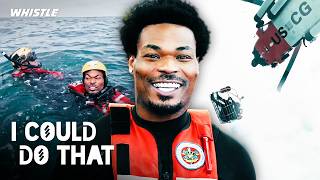 NFL Star Derwin James Vs EXTREME Coast Guard Training 🫣 [upl. by Tomas]