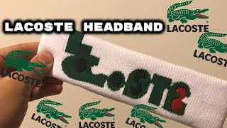 BEST HEADBAND  LACOSTE Headband  BALENCIAGA Headband [upl. by Refanej]