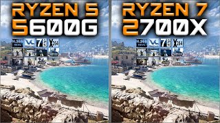 Ryzen 5 5600G vs Ryzen 7 2700X Benchmarks – 15 Tests 🔥 [upl. by Barthel]