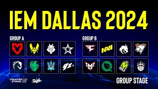 День 3  IEM Dallas 2024  Group Stage  КРИВОЙ ЭФИР [upl. by Tumer19]