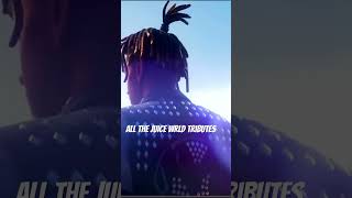 All the juice WRLD tributes in fortnite memes fortnite eastereggs secrets juicewrld [upl. by Yellah]