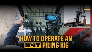 Piling Rig Operation  How to operate a Piling Rig in Bored Pile Method [upl. by Gotcher]