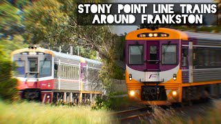 Stony Point Line Trains around Frankston  December 2022 [upl. by Urissa]