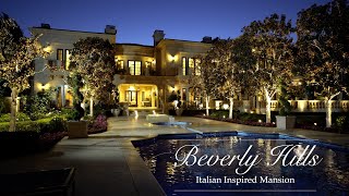 Italian Inspired Beverly Hills Mansion [upl. by Gnad]