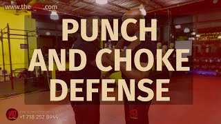 The Proper Defense Against A Punch Choke Combo [upl. by Burkle]