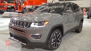 2019 Jeep Compass Limited 4x4  Exterior And Interior Walkaround  2019 Quebec Auto Show [upl. by Adolphe]