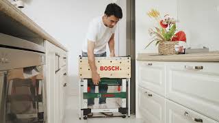 Bosch DIY Mobile Work Bench PWB 600 [upl. by Ylrebmit]