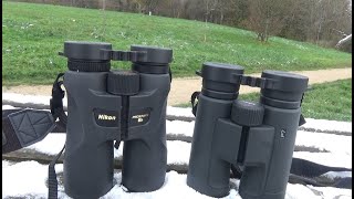 Comparison Nikon Prostaff 7S 10x42 vs Nikon Prostaff P7 8x42 [upl. by Enid223]