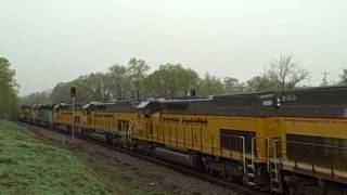 A Must See  A 35 SD402 Locomotive Power Move [upl. by Tabib]