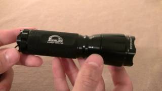 Flashlight Review HD  TechLite Lumen Master Tactical Light on a Budget HD [upl. by Fawnia553]