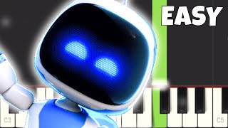 Astro Bot BOSS Themes  EASY Piano Tutorial [upl. by Racklin]