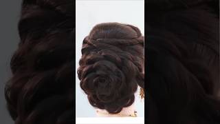 Simple amp Easy hairstyles highlookbridalhairlook backhairstyle [upl. by Fromma709]