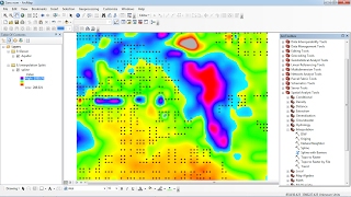 Spline interpolation in ArcGIS [upl. by Ezarra]