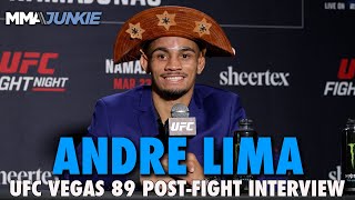 Andre Lima Reacts to Igor Severino BITING HIM in Disqualification Loss  UFC on ESPN 53 [upl. by Hildegard519]