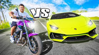 RACHA ENTRE MINHA XJ6 TURBO VS LAMBORGHINI EVO DE 700CV [upl. by Yesima]