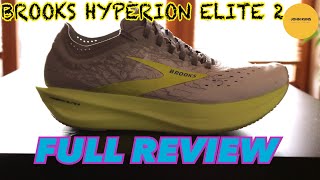 BROOKS HYPERION ELITE 2  FULL REVIEW  BEST MARATHON RACER  JohnRuns [upl. by Joby243]