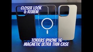 Closer Look Iphone 16 Pro Max TORRAS Magnetic SlimFit Case [upl. by Droffig349]