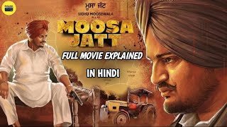 Moosa Jatt Full Movie Explained  Moosa Jatt Full Movie Explained In Hindi  Sidhu Moose Wala [upl. by Annoyed379]