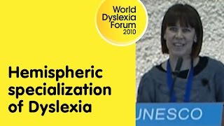 Hemispheric specialization of Dyslexia [upl. by Eicarg]