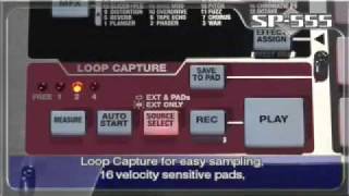 Roland SP555 Sampler with Performance Effects [upl. by Innor]