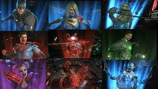 ALL SUPERMOVES WITH ALL DLC CHARACTERS  INJUSTICE 2 [upl. by Robinet83]