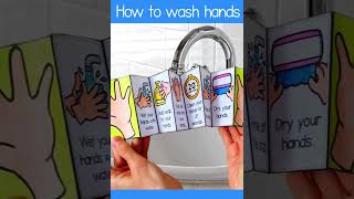 How to wash your hands sequencing activity foldout backtoschool personalhygieneforkids [upl. by Cindee888]