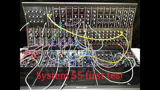 Behringer System 55  my First Test [upl. by Xineohp]