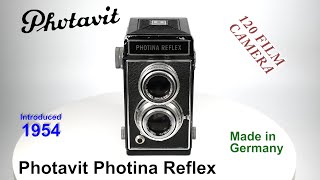 1954 Photavit Photina Reflex  120 Film Camera [upl. by Durstin]