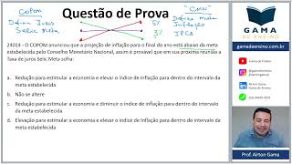 QUESTÃO 24014  COPOM CPA10 CPA20 CEA AI ANCORD [upl. by Adirem115]