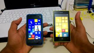 Nokia Lumia 620 vs Lumia 520 Português [upl. by Lagasse]