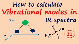 Calculation of vibrational modes IR spectroscopy [upl. by Keraj]