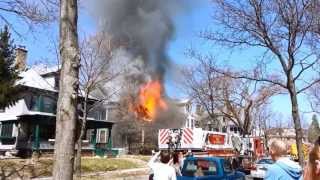 Structure Fire with Radio  Minneapolis  42913 Part 1 [upl. by Particia]