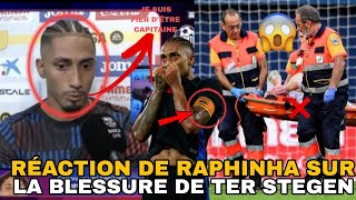 🚨 Mauvaise nouvelle 🫣  Raphinha Réagit à la Victoire et à la Grave Blessure de Ter Stegen quot [upl. by Fridlund571]